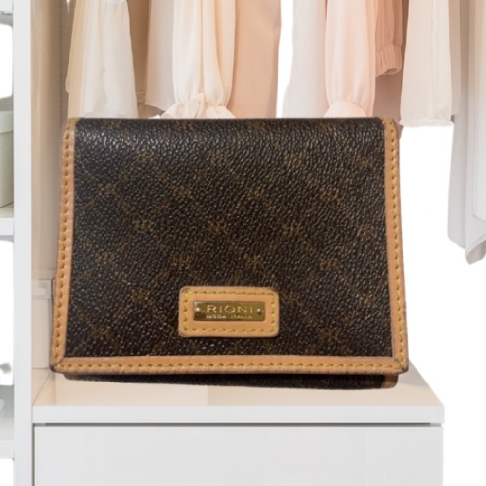 Rioni Elegant Brown and Tan Wallet